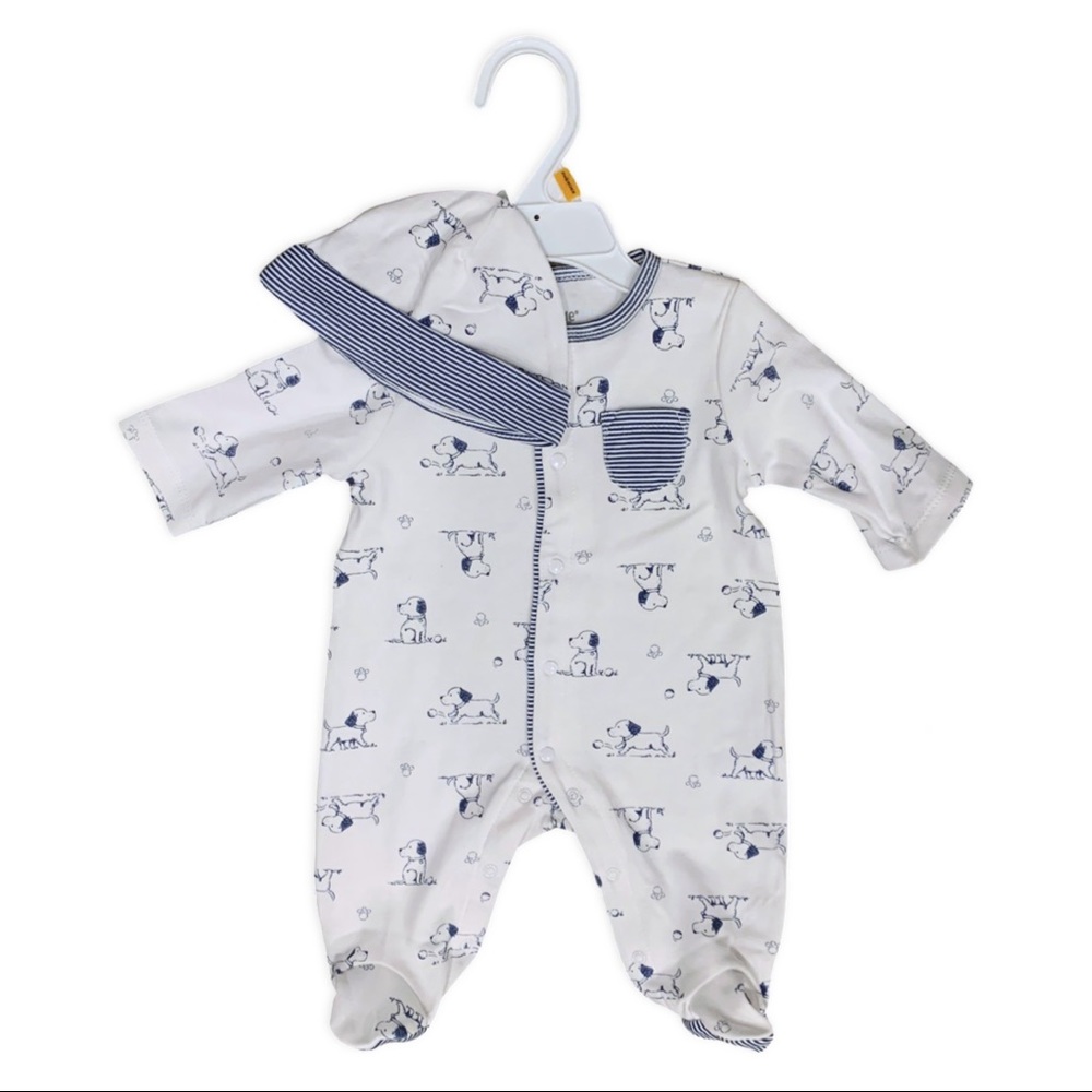 Newborn Little Me Newborn Footed Set